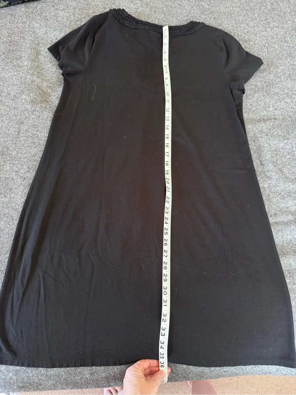 J. Crew Black Cap Sleeve dress